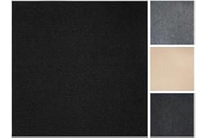 Vieshful Carpet Tiles Peel and Stick 50x50 cm, Self Adhesive Squares Carpet Floor Tile for Flooring Home Office Living Room Bedroom Commercial Apartment Black 10 Pack