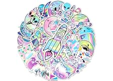 STAR WORK 50 Pcs Cute Stickers, Cartoons ,Vinyl Waterproof Stickers for Water Bottles Laptop Skateboard Journaling Scrapbook,