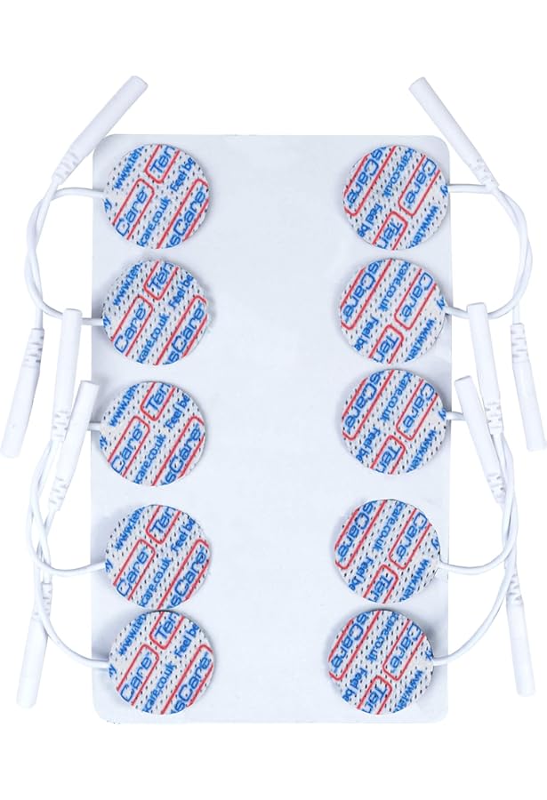 TENS - Cuscinetti Elettrodi Per Dispositivi TENS, 30 Pezzi, 9 X 5 - Foto 7