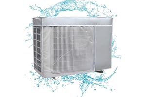 Maodom Housses de climatisation pour l'extérieur, housse de climatiseur d'extérieur pour l'hiver – Housse carrée imperméable pour climatiseurs extérieurs