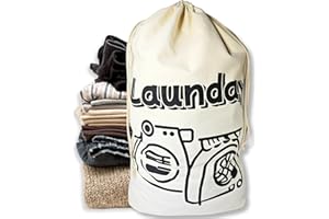 HANCHENG 1 worek na pranie, podróżny, 50 x 70 cm, ze sznurkiem, składany, worek na pranie, worek na pranie, do sypialni i podróży