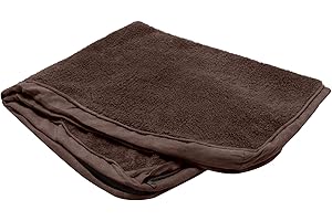 FurHaven Housse de Rechange pour lit pour Chien en Tissu éponge et Daim, Lavable en Machine – Espresso, Jumbo (XL)