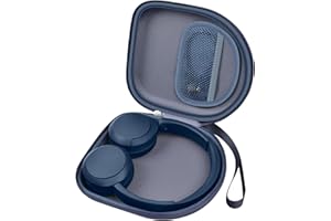 CASMILEE Etui na słuchawki kompatybilne z Sony WH-CH520 Wireless Headphones Bluetooth On-Ear Headset z mikrofonem, etui na słuchawki Over Ear Noise Cancelling, torba na słuchawki do pracy z kablem USB,