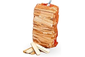 LERAVA Legnetti Accendifuoco per Camino e Stufa a legna (2,5kg) - Ricco di resina naturale che accelera l'accensione - Fiamma Intensa e Duratura