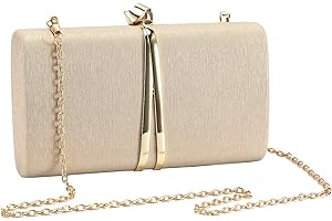 UBORSE Sac de Soirée Pochette Sac à Main en Bandoulière Chaîne Démontable Luxe Femme