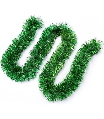 FEPITO - Guirlande Pin Artificiel 12m Avec 24 Nœuds Rouges - Décoration Noël Intérieur/extérieur - 6 Sections De 2m