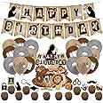 POMNUG Detective Party Decorations Top Secret Birthday Party Supplies Includes Detective Birthday Banner Cake Topper Cupcake Toppers Balloons for Detective Party Mystery Party Decorations, POMNUG1