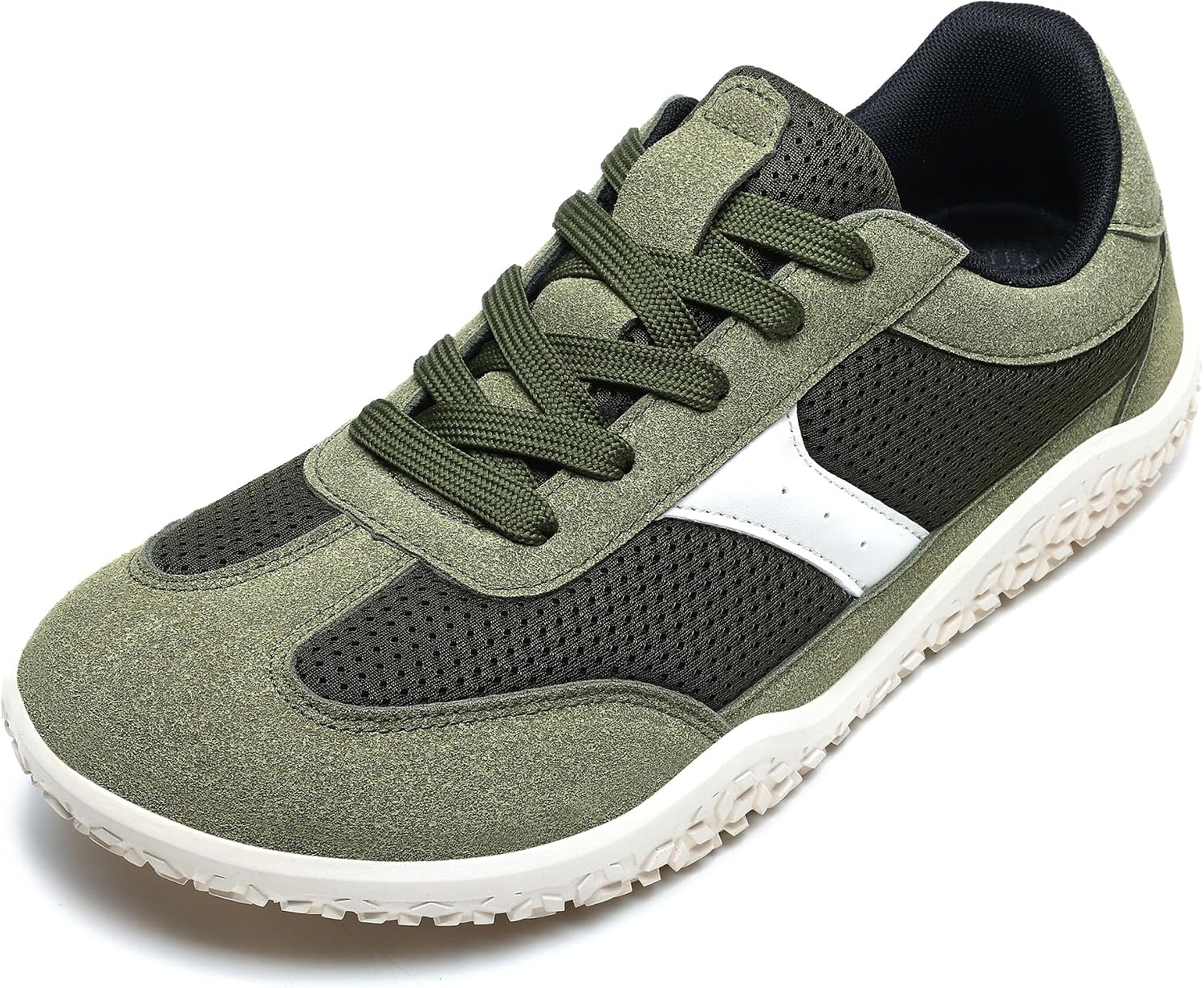 Meik Mangni Unisex Barefoot Zapatillas Minimalistas Hombre Mujer Ligera Zapatos Barefoot Anchos Transpirable y Antideslizante Zapatillas de Trail Running,Tallas:36-46 EU