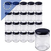 12 Glasflaschen 200ml Mit Schraubdeckel - Leere Flaschen Zum Befüllen