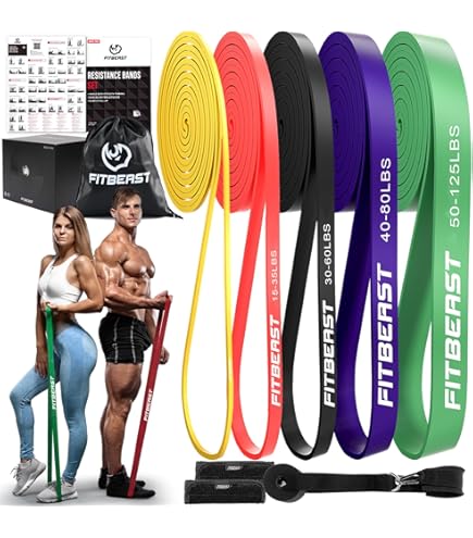Customer Reviews For Zacro Resistance Bands Set, 270 Lbs Heavy Exercise Resistance Bands With Handles Door Anchor For Muscle Training Stretching Workout Bands For Home Gym