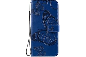 DENDICO Cover per Galaxy S10 Plus, Pelle Portafoglio Custodia per Samsung Galaxy S10 Plus Custodia a Libro con Funzione di appoggio e Porta Carte di Credito - Blu