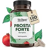 Prostata Kapseln hochdosiert (180 Kapseln) Komplex u.a. aus Kürbiskern, Brennnessel, Granantapfel, Selen uvm. - Vegan