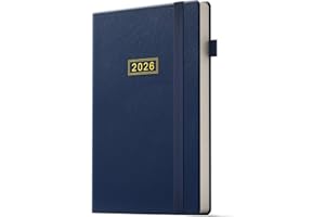 DeDe Bee Agenda 2026 Semainier Scolaire Planner A5, 1 Semaine 2 Pages, 12 Mois Janvier 2026 à Décembre 2026, Bleu