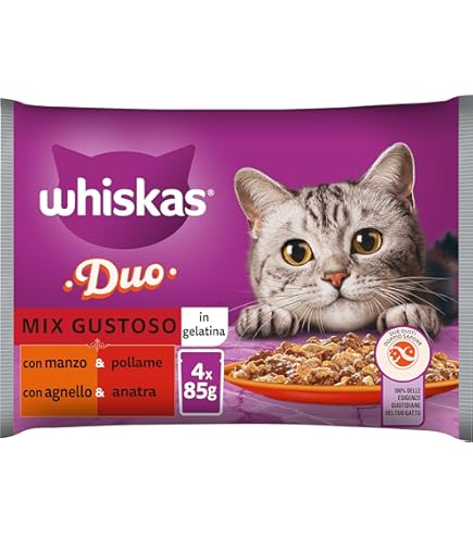 Whiskas Kattenvoer - Adult 1 - Classic Selectie in Gelei - 60x85g