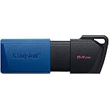 Kingston DataTraveler Exodia M PenDrive USB 3.2 Gen 1 DTXM/64GB - con cappuccio removibile (Nero + Blu)