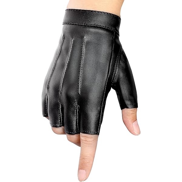 4 Paia Guanti A Rete Senza Dita - Stile Anni 80 Per Feste E Cosplay
