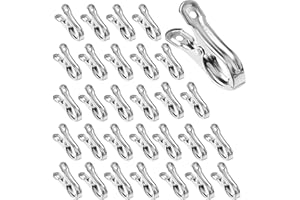 GGOUPTY Metal Greenhouse Clips 24 Pieces Stainless Steel Garden Clips Strong Grip Clips for Holding Plant Covers and Clothing
