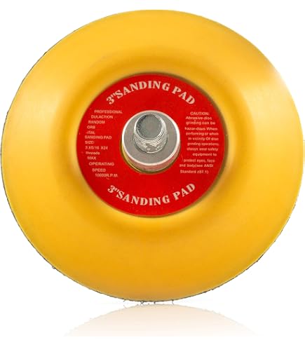 Patin De Ponçage Auto-agrippant 25mm Filetage M5 - Pour Ponceuse Orbitale, Bois, Métal, Polissage