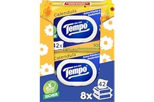 ‎TEMPO Tempo Toilettenpapier feucht, Mein Verwöhnmoment, 8 x 2 x 42 Tücher