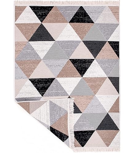 Tappeto In Cotone Natural Living 160x230 Cm - Colore Crema Per Soggiorno O Camera - Foto 3