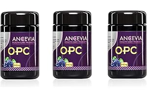 ‎ANCEVIA ANCEVIA OPC Traubenkernextrakt 2er Set + 1 Gratis - 180 Kapseln OPC im 3 x Glas - Laborgeprüftes OPC aus französischen Trauben - 200 mg reines OPC je Kapsel (HPLC)