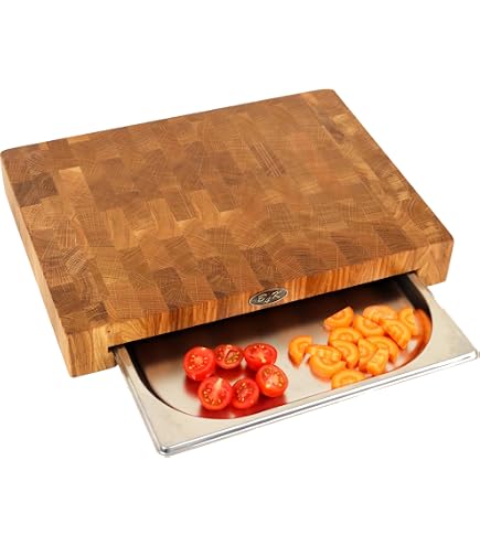 Continenta Schneidebrett Mit Auffangschale, 48x32,5 Cm – Praktisch Für Küche & Snacks