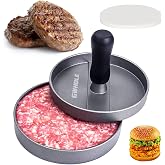 GWHOLE Non-stick Hamburger Press, Diameter 11.5 cm, Burger Press Mould with 100 Hamburger Papers