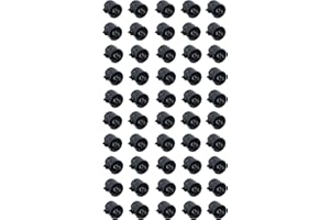 Meister Schalterdose Unterputz - 60 mm tief - schwarz - 50 Stück - 60 mm Durchmesser - Zum Einbau von Schaltern & Steckdosen / Unterputzdose mit Tunnelstutzen / Gerätedose / Abzweigdose / 7460140