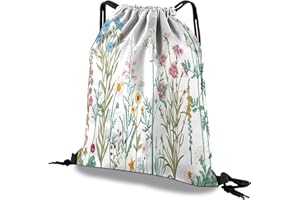 Deokke Sac à dos avec cordon de serrage,sac de sport imperméable,Applicable à gym,la plage les voyages,Yoga,joli sac à dos,pour homme et femme