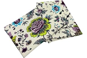 ‎GER3AS Ger3as 2er-Set: Gourmet Geschirrtücher Küchenhandtücher Leinen/Baumwolle Handtücher Tücher 50x70 cm Halbleinen Stonewashed Jacquard oder Bedruckt Geschirrtücher