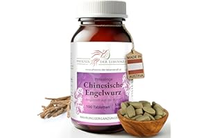 ‎PHOENIX DER LEBENSKRAFT Chinesische-Engelwurz Tabletten 500mg | 100 Tabletten Angelica sinensis | Top Premium Qualität aus Österreich | Vegane Tabletten statt Kapseln ohne Zusatzstoffe | Dong Quai, Angelica sinensis, Toki