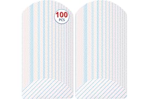 CHAIN PEAK (100 Stück) N10 Einweg-Mikrofaser-Wischpads für ECOVACS DEEBOT OZMO N10/ N10 Plus/ T8/ T8+/ T8 AIVI/ T9/ T9 MAX/ N8 Pro Staubsauger, Wischlappen, Reinigungstücher