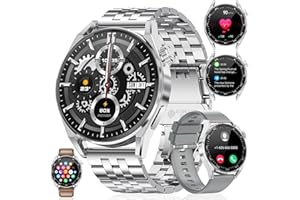 LIGE Smartwatch męski z funkcją telefonu, zegarek fitness tracker 1,39", ekran dotykowy, 360 Ah; wodoszczelny, 100 trybów sportowych, z krokomierzem, monitorem snu, Smart Watch do systemu iOS Android