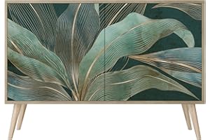 HEALANCY BIOMEDICAL HEALANCY Cassettiera a 2 ante, Cassettiera per la Camera da letto Cassettiera Bassa per il Soggiorno, il Corridoio, la Camera da Letto Cassettiera Moderna di Design alla Moda