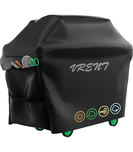 Barbecue Charbon Housse 4 Saisons HBCOLLECTION Pour Barbecue Gaz - Polyester Haute Qualité 183x66cm Housse Intempéries Hbcollection