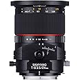 Samyang Obiettivo 24 mm F/3.5 ED AS UMC Tilt-Shift per Canon, Nero
