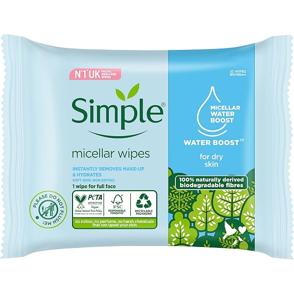 Simple Reinigungstücher – Sanft Zu Sensibler Haut, Biologisch Abbaubar & Vegan