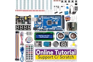 SUNFOUNDER The Most Complete Starter Project Kit Compatible with Arduino IDE Mega R3 Nano, Included 42 Online Tutorials