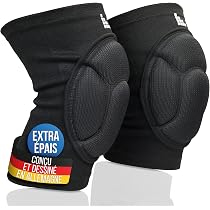 Genouillere Danse Inzopo 1 Paire Genouillères Rembourrées De Mousse Protecteur Protege Genoux Genouillere Danse Inzopo 1 Paire Genouillères Rembourrées De Mousse Protecteur Protege Genoux