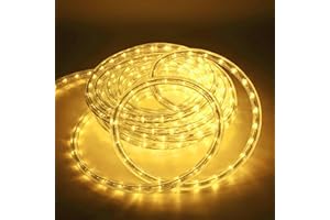 kefflum LED Tube Lumineux 14 Mètres 504 LED Guirlande Lumineuse IP65 Tube, Led Tubes lumineux Extérieur et Intérieure pour Jardin, Tuyau Bande Décoration Fête/Mariage/Noël [Classe énergétique G]