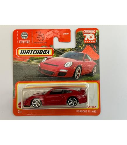Matchbox Porsche 911 Carrera Cabriolet Rot – Modellauto Spielzeug
