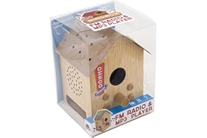 SPINNING HAT BIRDHOUSE FM - AM radio, MP3 player, AUX novelty radio