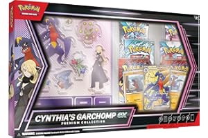Pokémon TCG: Cynthia’s Garchomp ex Premium Collection (3 Foil Cards & 6 Boosters)