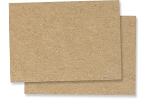 TOWNSTIX 50 Arkuszy, 200 g/m² - Brązowy Papier Karton Kraft Kraftowy Pakowy Karta A5