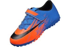 VLOOKST Chaussures de Football Garçon Chaussures d'Entraînement Fille Légères Baskets et Chaussures de Sport Enfant Chaussures de Foot en Plein Air Unisexe 30-39EU