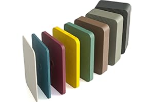 INNONEXXT® Premium Underlay Plates, 60 x 40 mm, Pack of 80 Mix, Spacers, Plastic Plates, Underlay Block, Spacer, Load Capacity up to 16 t, Set of 10 Each 1.5, 2, 3, 4, 5, 10, 15, 20 mm