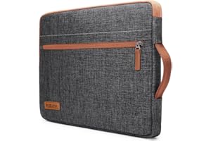 KIZUNA Pokrowiec na tablet 11 cali 11,6" do 13" MacBook Pro M2/13 Surface Pro 9 i 8/12,4" Surface Laptop Go 3/12,3" Lenovo IdeaPad Duet 5i/12,4" Samsung Galaxy Tab S7+ S8+/Dell XPS 13,4" etui, brązowy