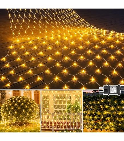 Rete Luminosa A LED 6x2 M Con 280 LED Colorati – Per Natale, Halloween, Matrimoni E Feste, Impermeabile IP44