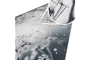 ANRO Küchenteppich Küchenläufer Teppich Läufer Küche abwischbar rutschfest Design Winter 120 x 52cm