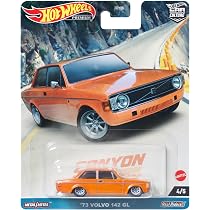 Hot Wheels Volvo 240 Drift Wagon (JBB40) | Scala 1:64 | Serie Wagons Familiales 3/5 | Modello Licenziato Volvo E Michelin | Argento